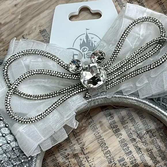 Minnie Mouse holiday Gem Ears headband - Picture 11 of 12